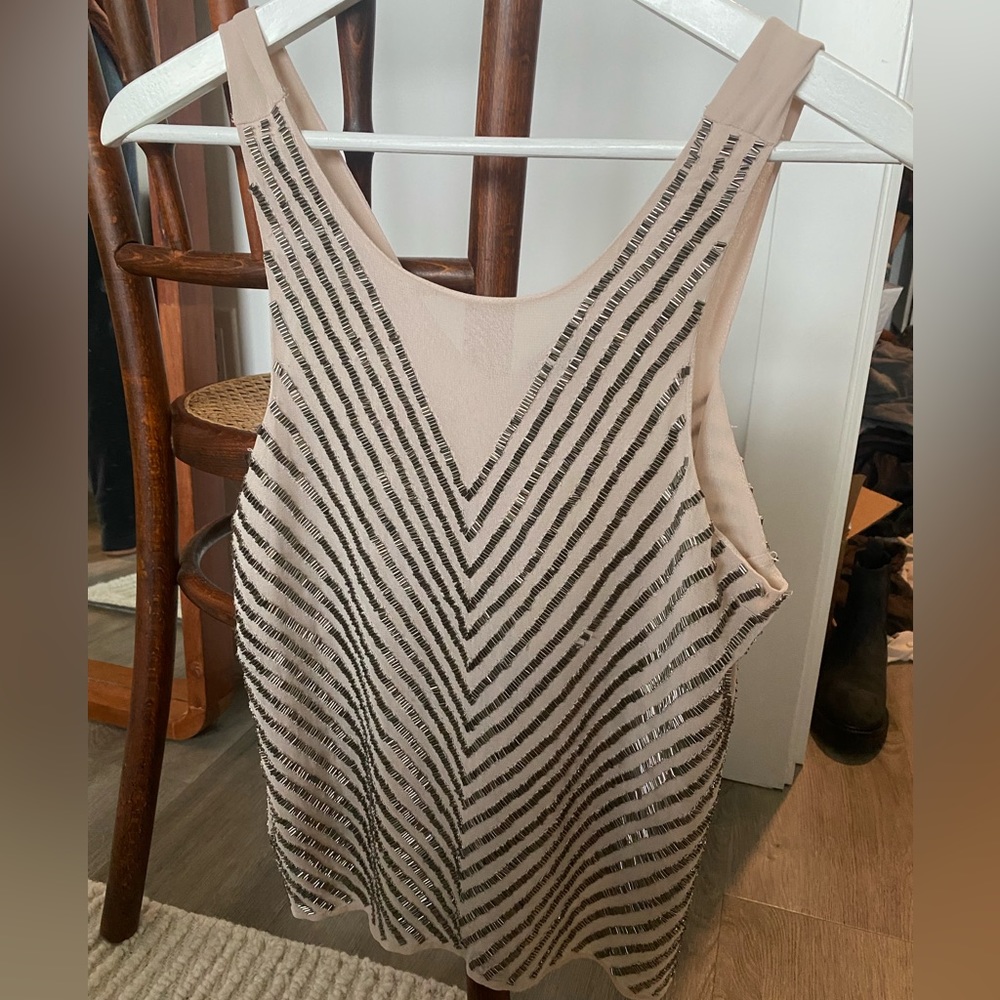 River island beaded tank top, UK size 10/EU size 36
